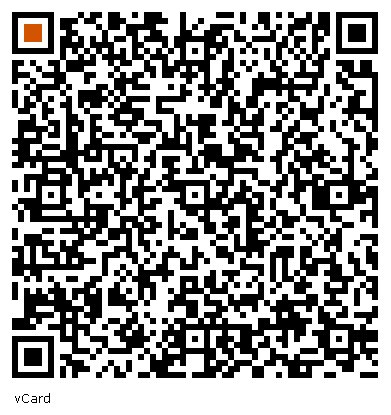 Smartphone scannable QR vCard